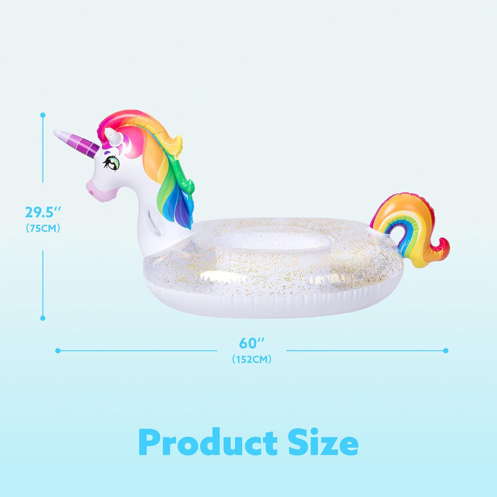 Glitzer Einhorn Poolfloat