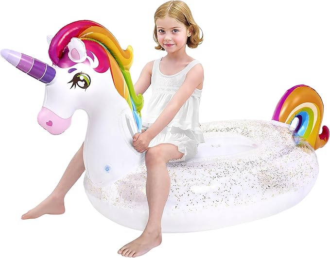 Glitzer Einhorn Poolfloat
